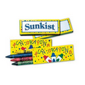 Stock Box of 4 Pack Premium Crayons in Confetti Box